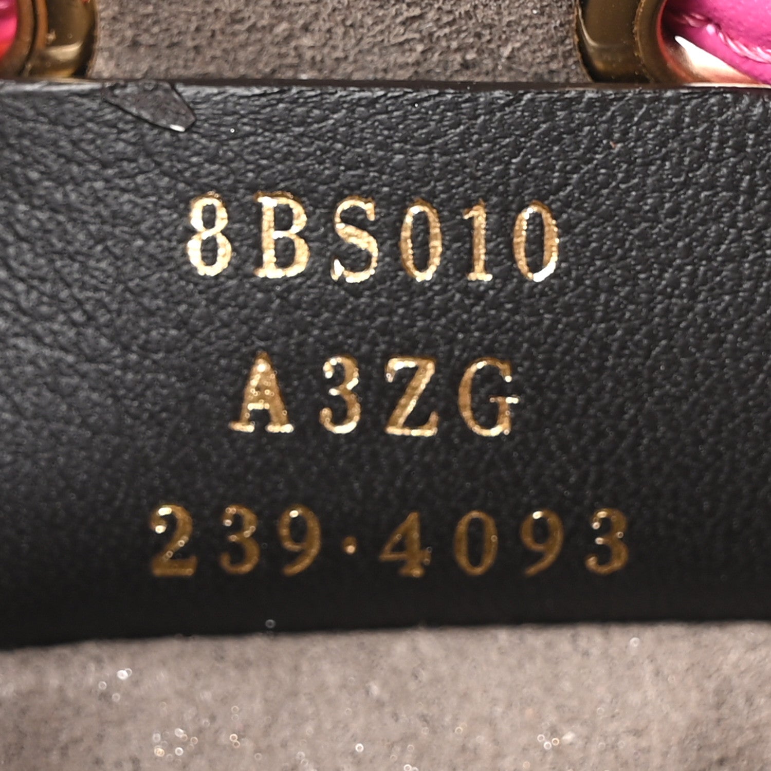 Fendi Vitello Liberty F is Fendi FF 1974 Embossed Mini Mon Tresor Bucket Bag Ciclamino Pilar 7 of 10