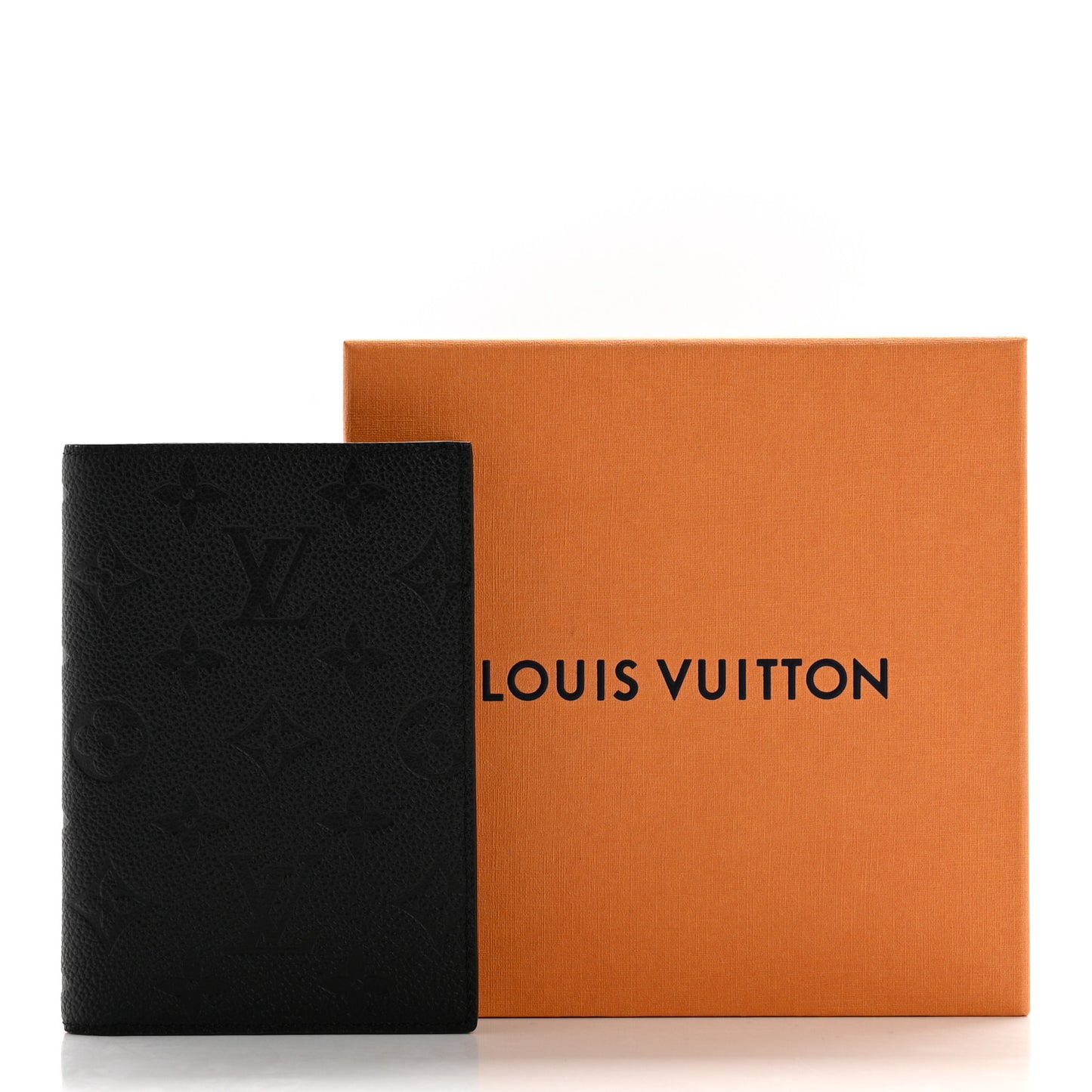 Empreinte Monogram Passport Cover Black