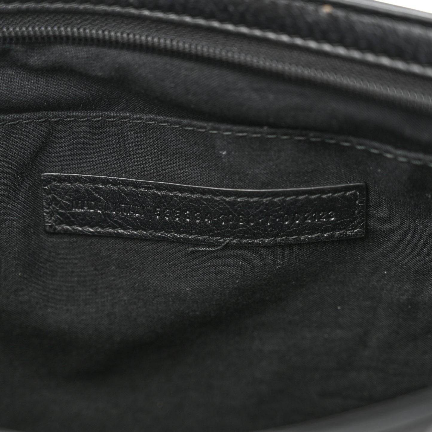 Agneau Arena Graffiti All Over Zip Pouch Black Multicolor