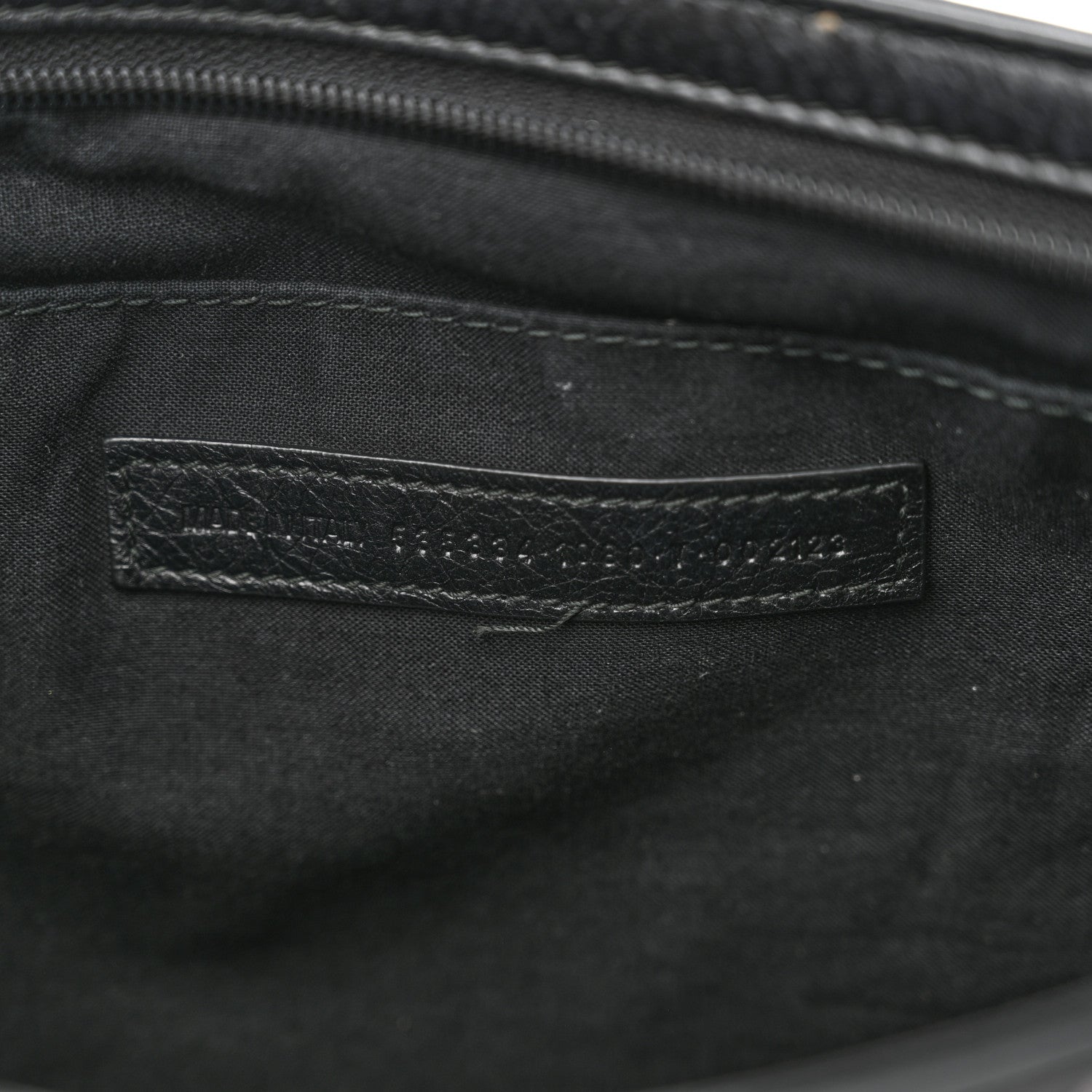 Balenciaga Agneau Arena Graffiti All Over Zip Pouch Black Multicolor 6 of 12
