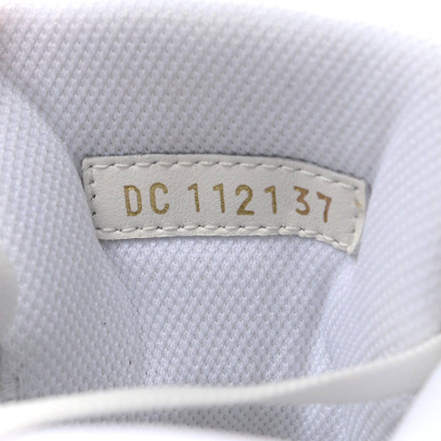 Calfskin Womens Walk'n' Dior Star High Top Sneakers 37 White
