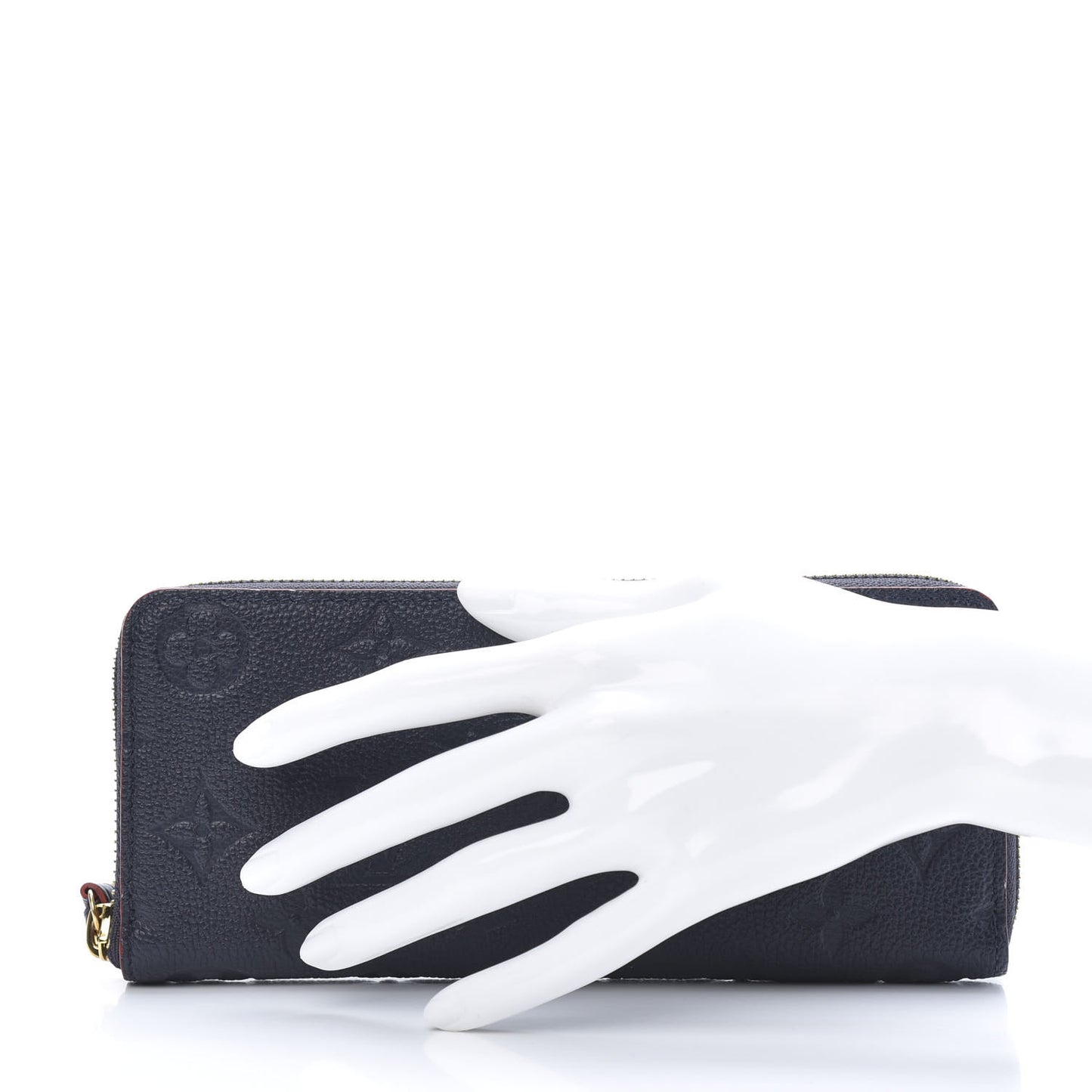 Empreinte Clemence Wallet Marine Rouge