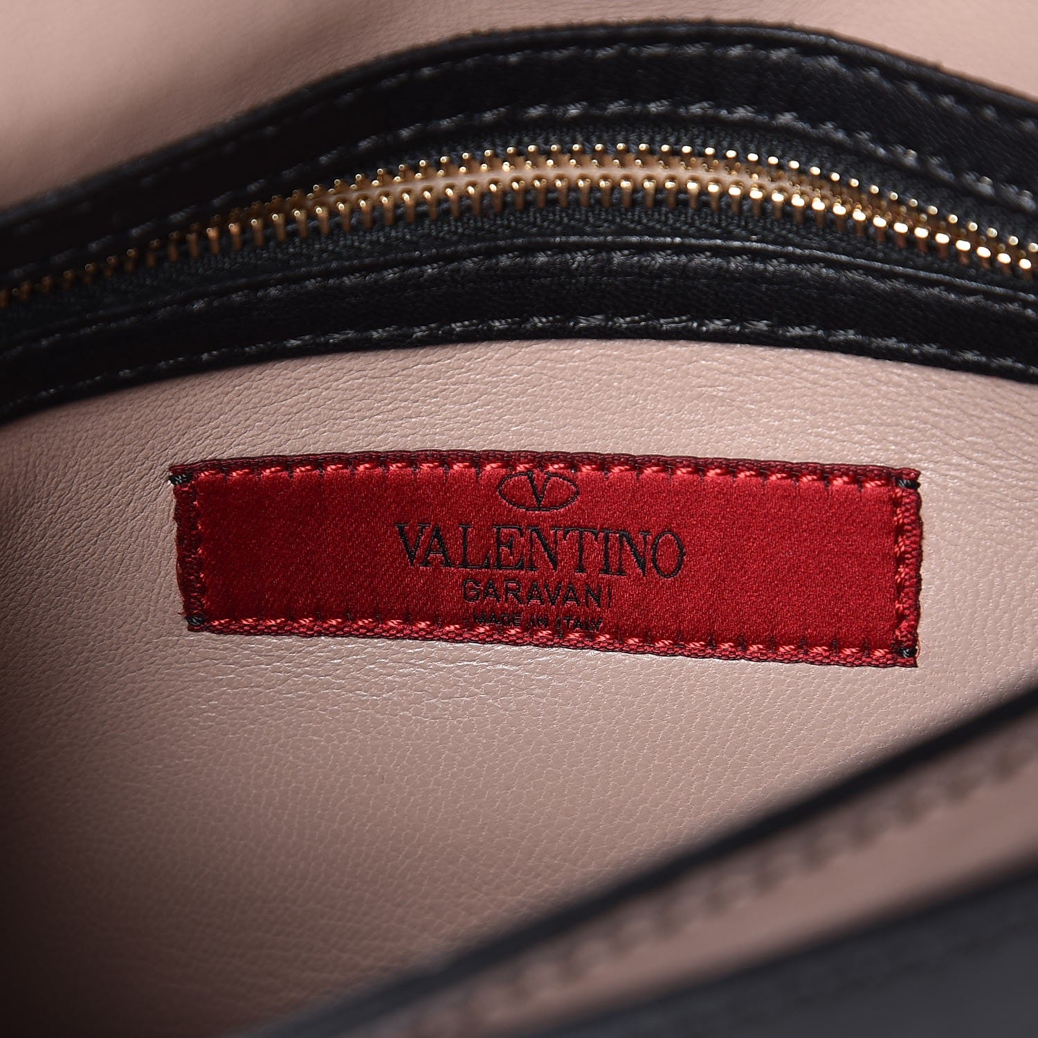 Valentino Garavani Nappa Rockstud Wristlet Clutch Black 6 of 7