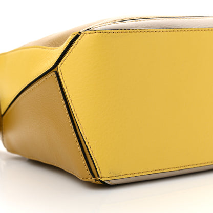 Loewe Grained Calfskin Small Puzzle Bag Ocre Yellow 9 of 11