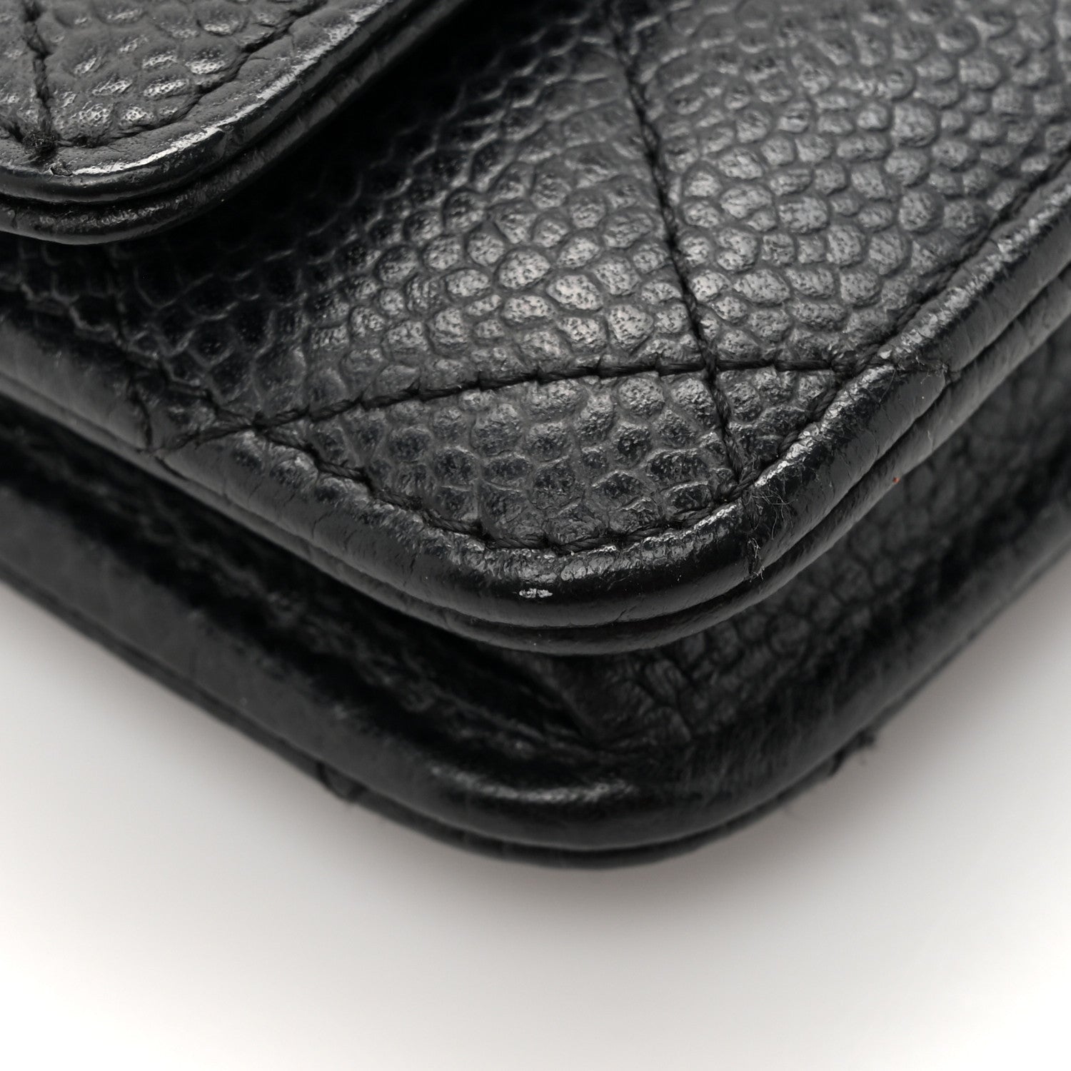 Chanel Caviar Quilted Wallet On Chain WOC Black 14 of 18