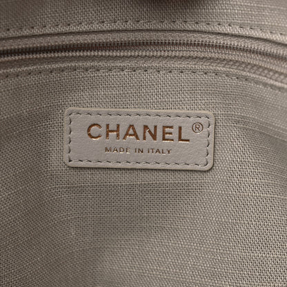 Chanel Mixed Fibers Small Deauville Tote Dark Pink 6 of 11