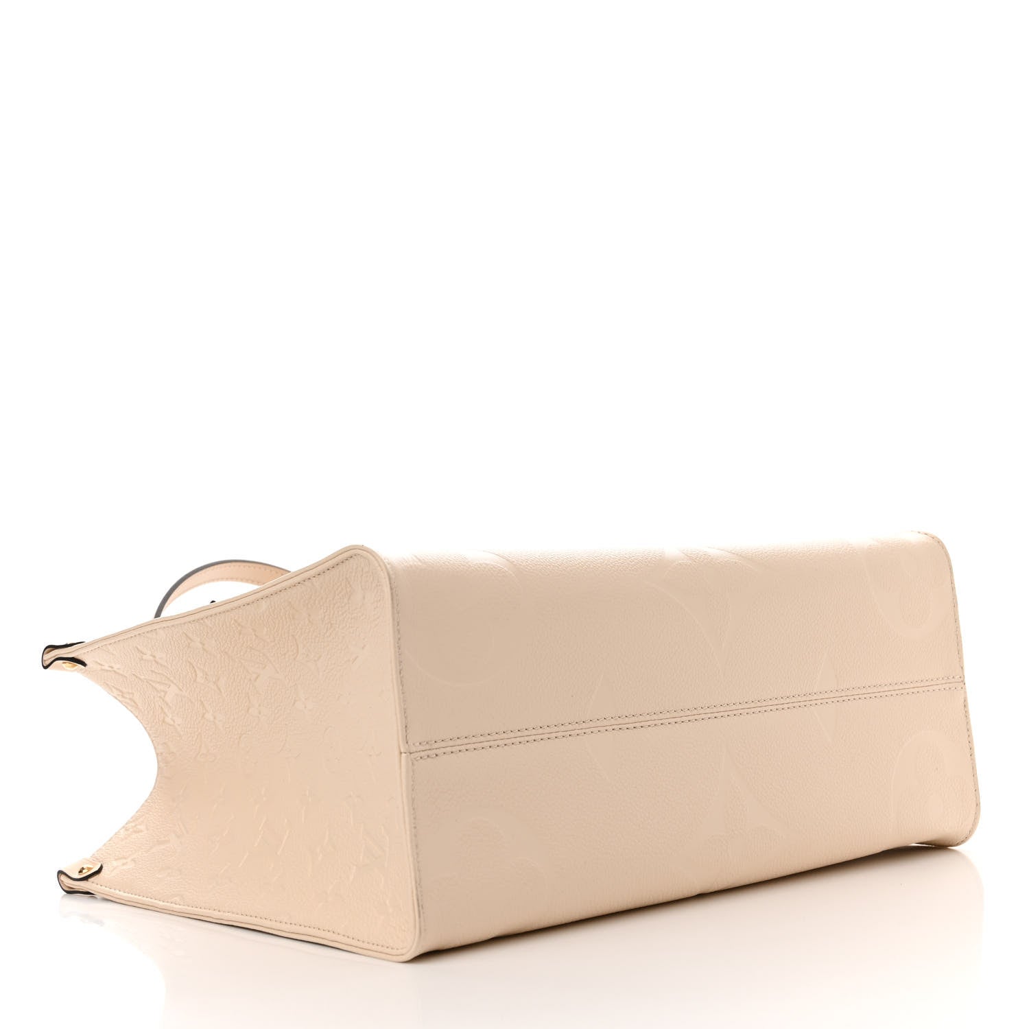 Louis Vuitton Empreinte Monogram Giant Onthego MM Creme 4 of 9