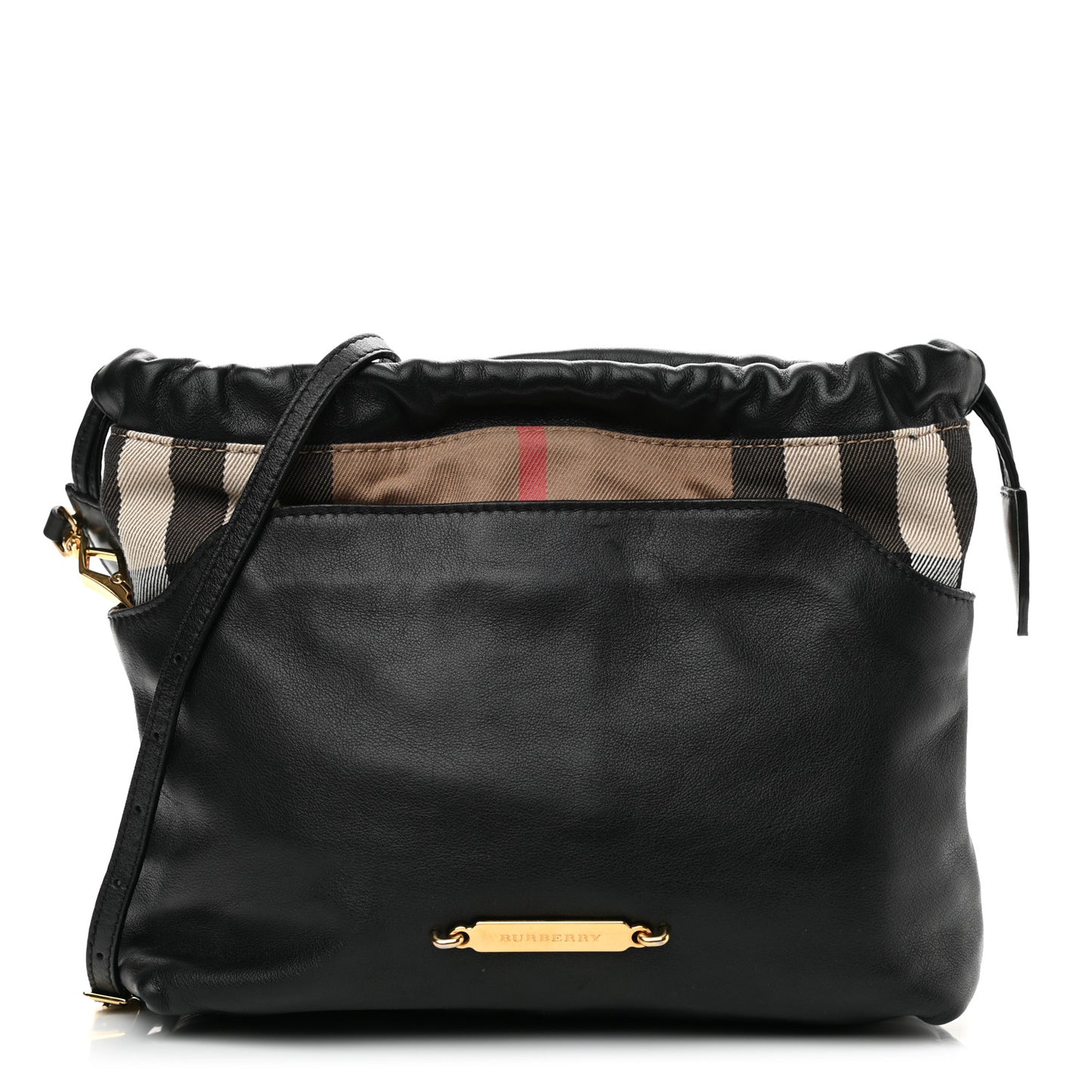 Calfskin House Check Little Crush Black
