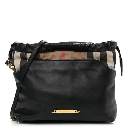 Burberry Calfskin House Check Little Crush Black 1 of 13