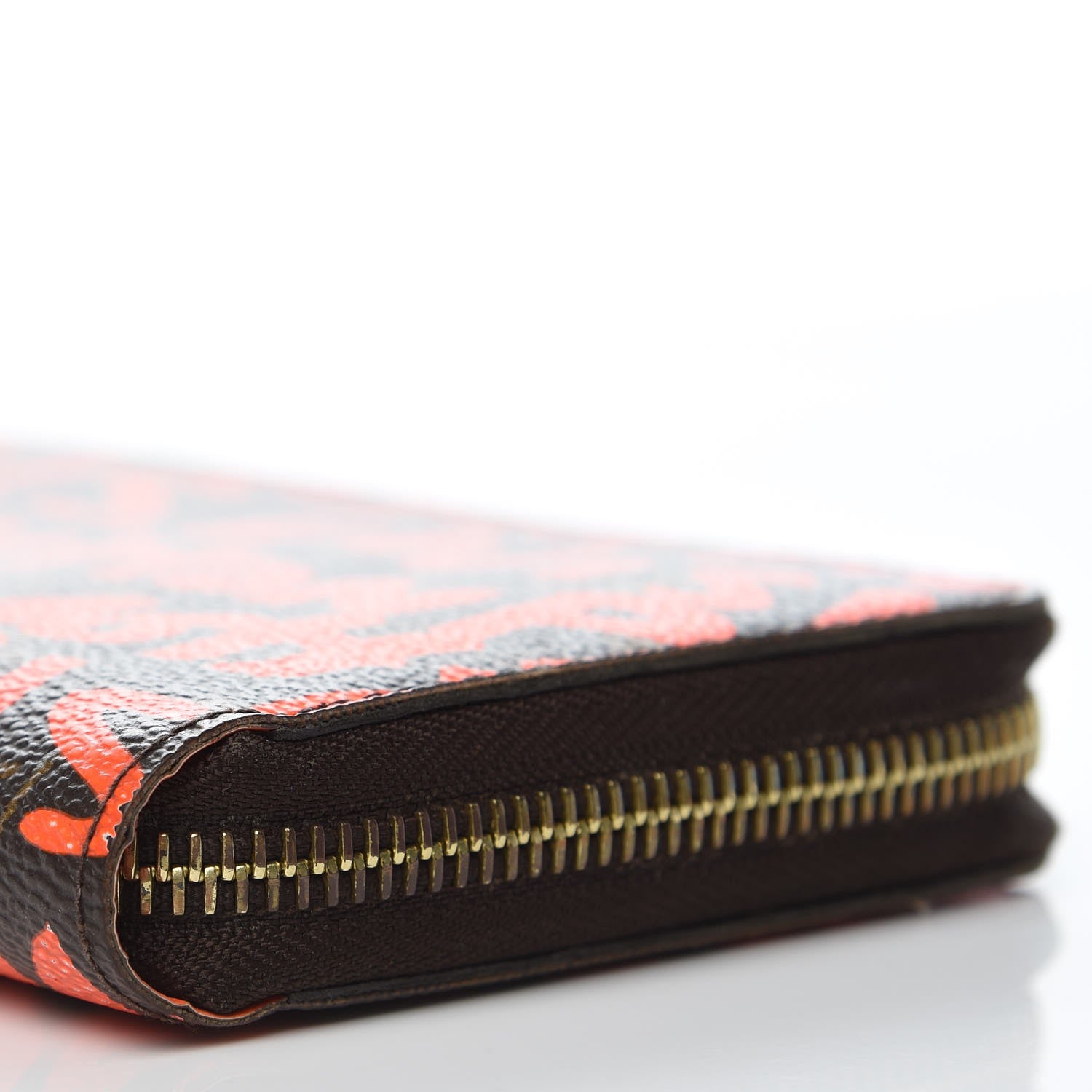 Louis Vuitton Monogram Graffiti Zippy Wallet Orange 10 of 13