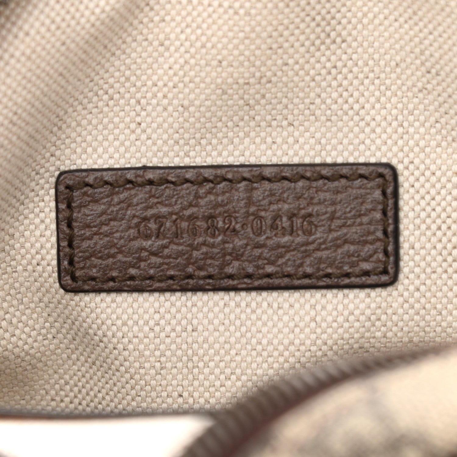 Gucci GG Supreme Monogram Web Mini Ophidia Double Zip Messenger Bag Beige New Acero 7 of 11