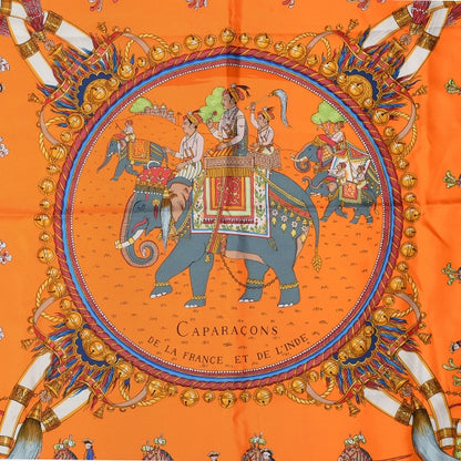 Hermes Silk Caparacons De La France Et De L'Inde Scarf 90 1 of 7