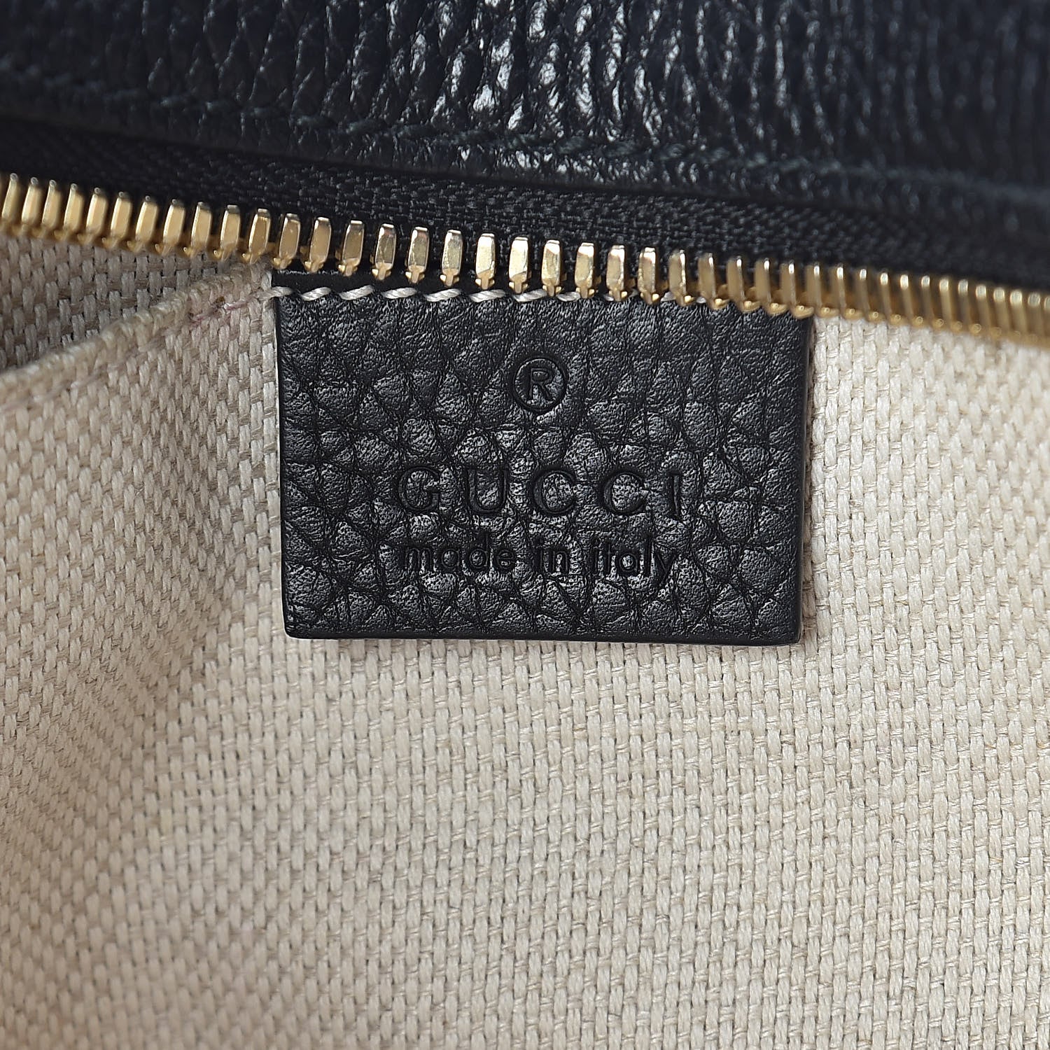 Gucci Pebbled Calfskin Small Soho Disco Bag Black 6 of 9