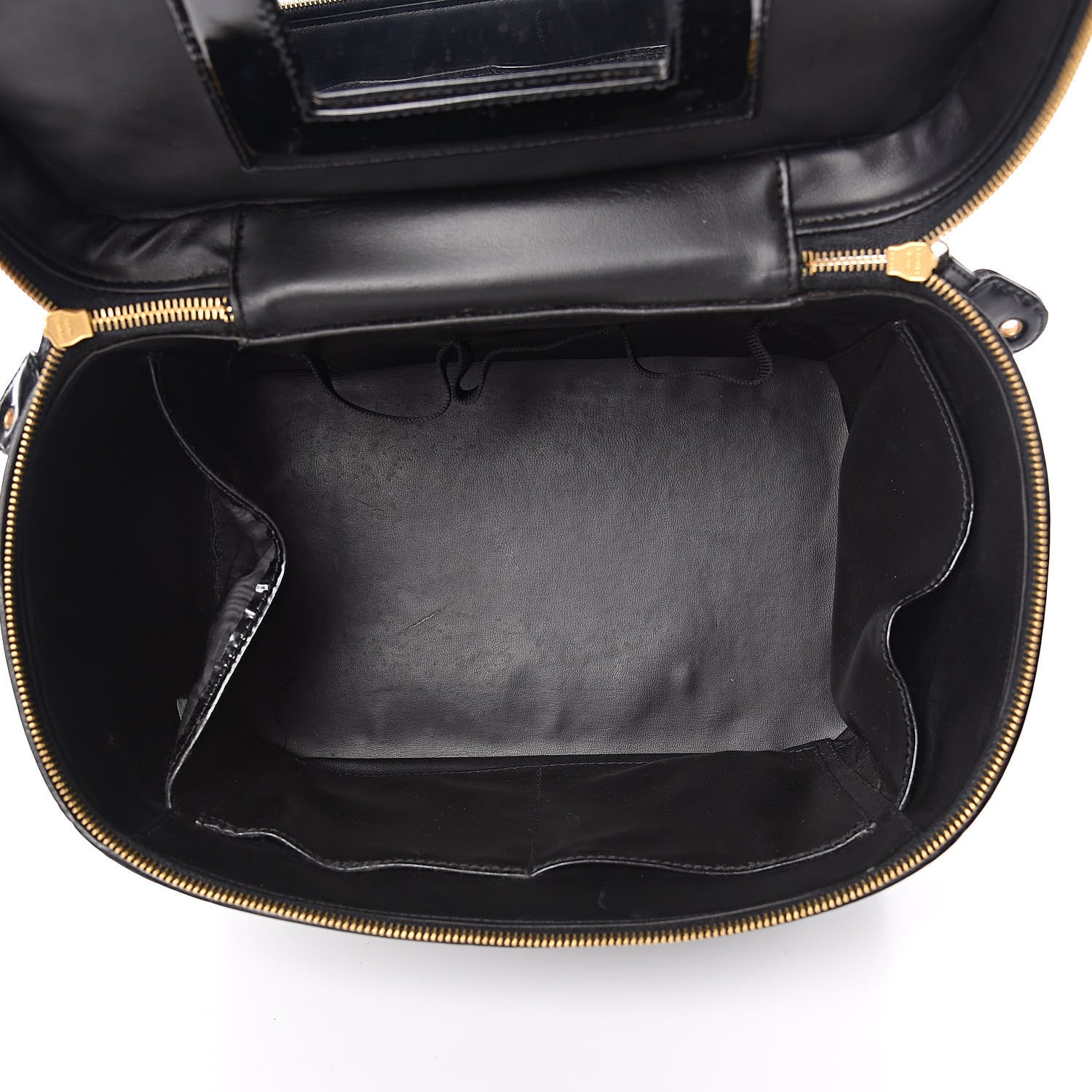 Chanel Patent Vanity Cosmetic Case Black 5 of 13