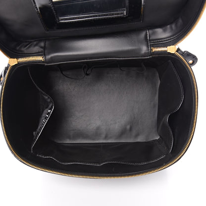 Chanel Patent Vanity Cosmetic Case Black 5 of 13