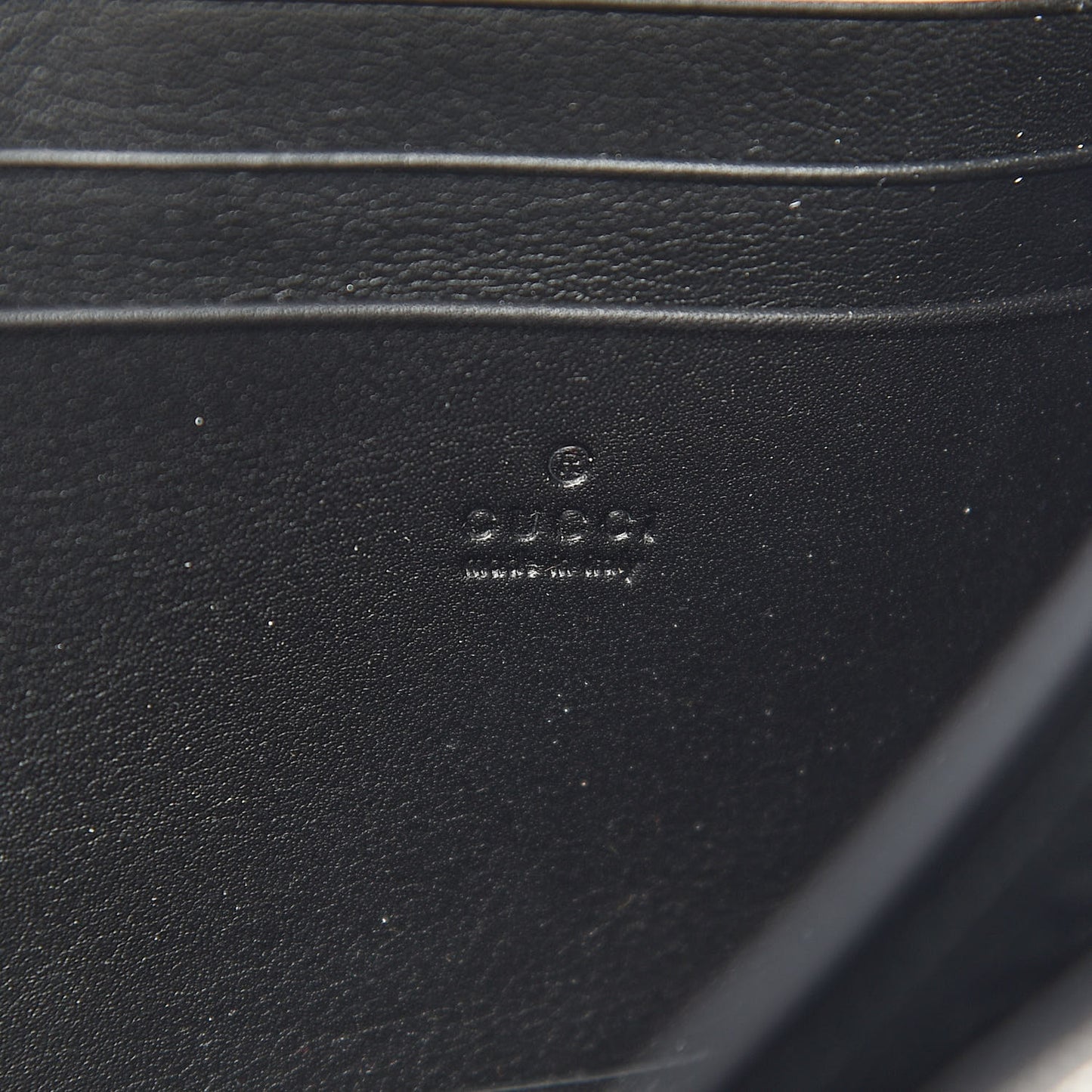 Velvet GG Monogram Mini Dionysus Chain Wallet Black