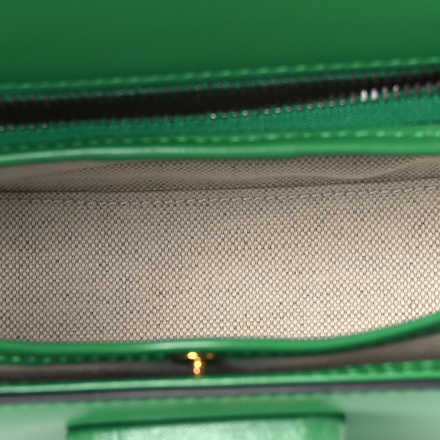 Boarded Dyana Lux Calfskin Web Small Bamboo 1947 Top Handle Bag Spring Green