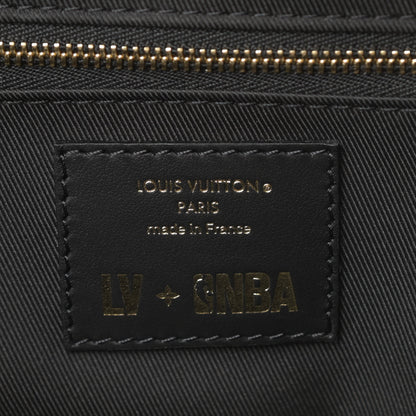 Louis Vuitton X NBA Calfskin Monogram Embossed Cloakroom Dopp Kit Black 6 of 9