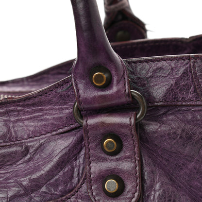 Balenciaga Agneau Classic Hardware City Raisin 12 of 14