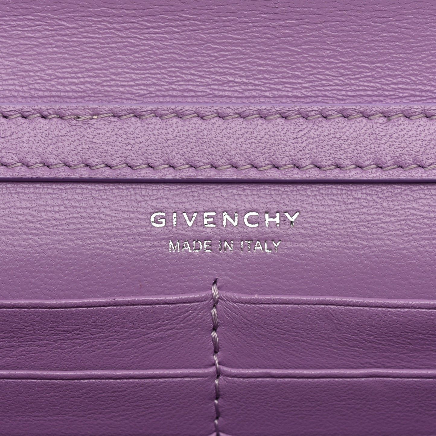 Box Calfskin Gradient Effect 4G Wallet on Chain Mauve