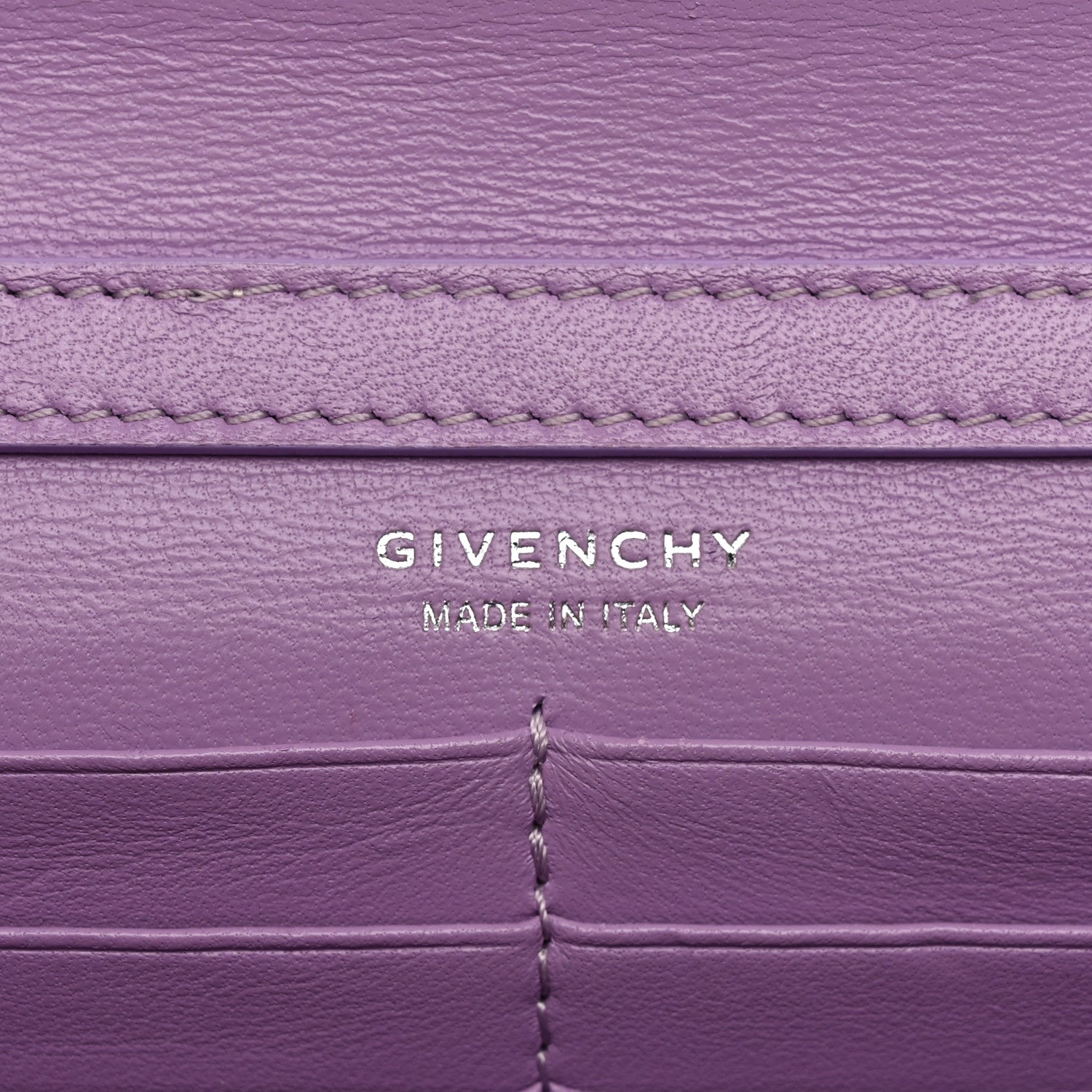 Givenchy Box Calfskin Gradient Effect 4G Wallet on Chain Mauve 6 of 11