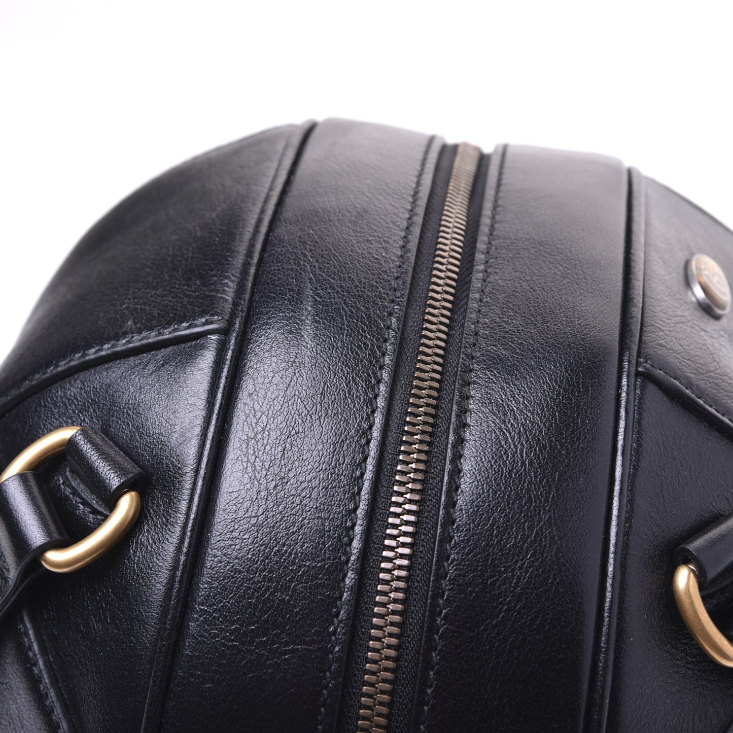 Piuma Lux Energy Tifosa Basketball Shaped Shoulder Bag Black
