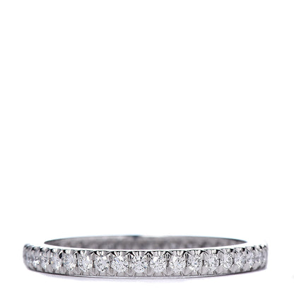 Tiffany Platinum Diamond .33ctw Soleste Eternity Band Ring 50 5.5 1 of 5