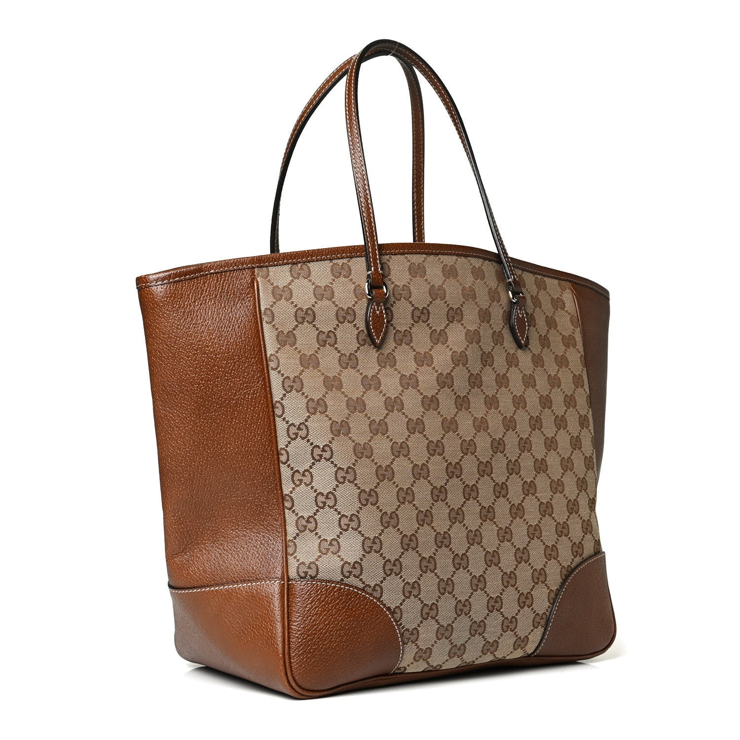 Gucci Monogram Medium Bree Zippered Tote Beige Tabacco 3 of 13