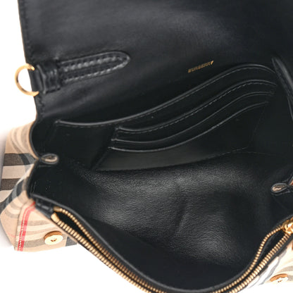 Burberry Vintage Check Hackberry Crossbody Bag Archive Beige Black 5 of 10
