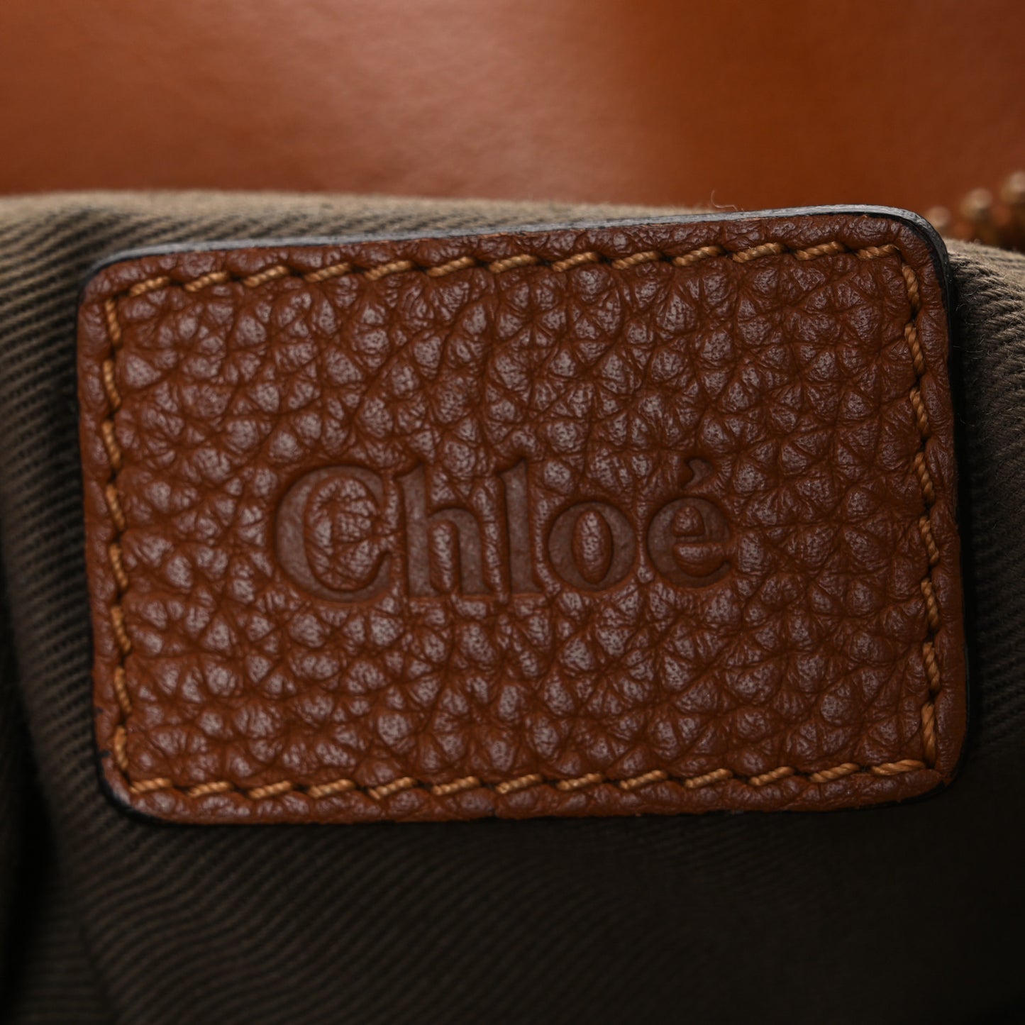 Calfskin Medium Marcie Satchel Tan