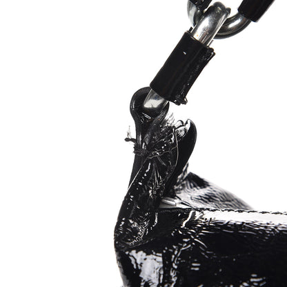 Chloe Crinkled Patent Betty Hobo Black 8 of 15