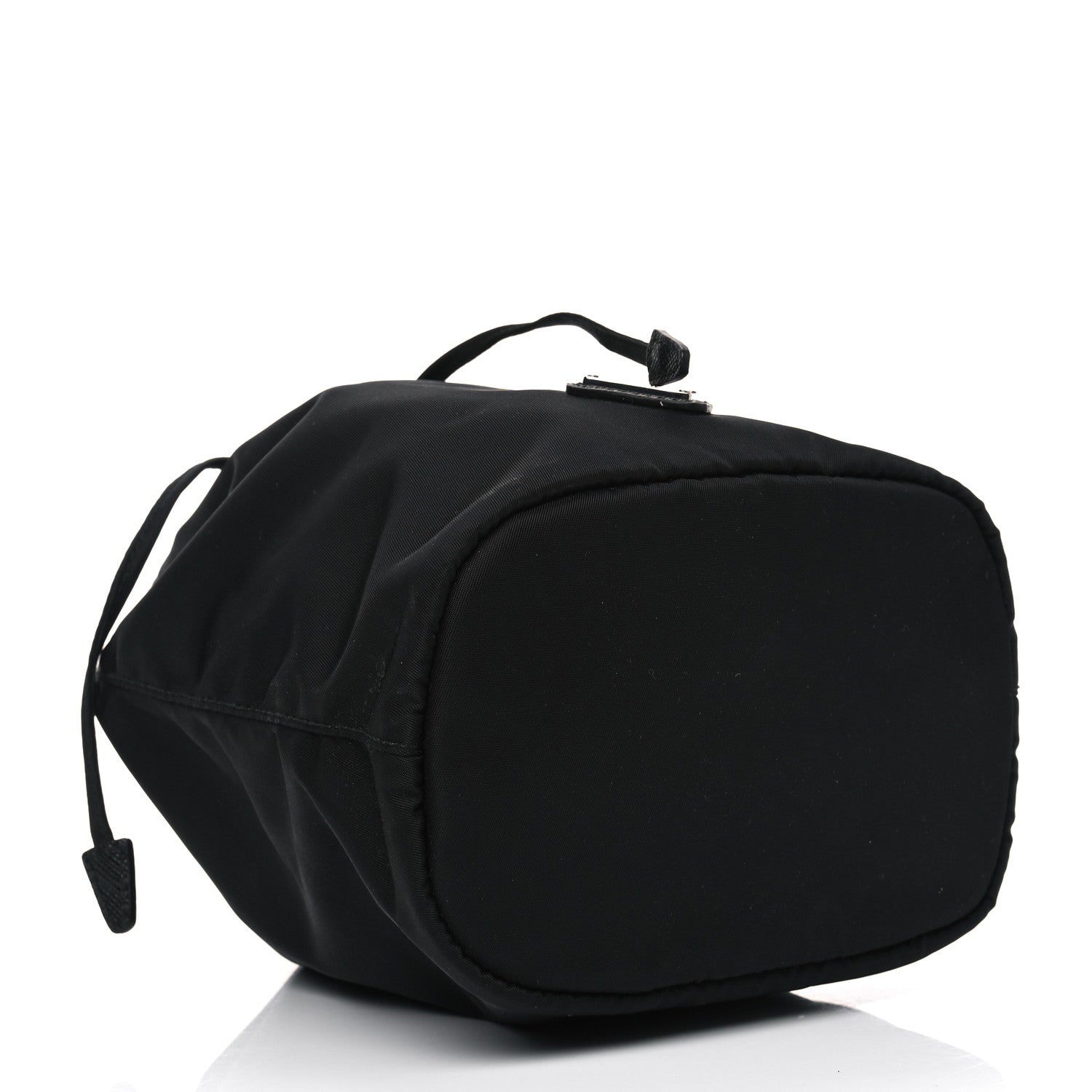 Prada Saffiano Tessuto Nylon Vela Bucket Wristlet Black 3 of 4