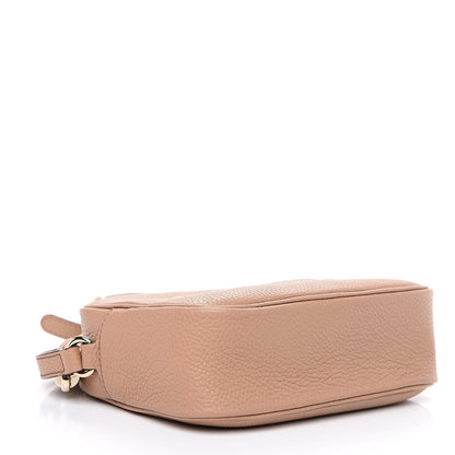 Gucci Pebbled Calfskin Small Soho Disco Bag Rose Beige 3 of 8
