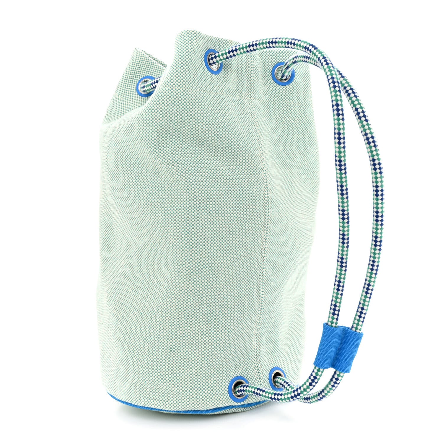 Hermes Toile Canvas Epopee Embroidered Drawstring Duffle Bag Multicolor 3 of 11