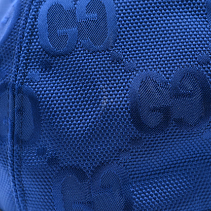 Gucci Econyl Nylon Monogram Off The Grid Baseball Hat L Orient Blue Black 14 of 14