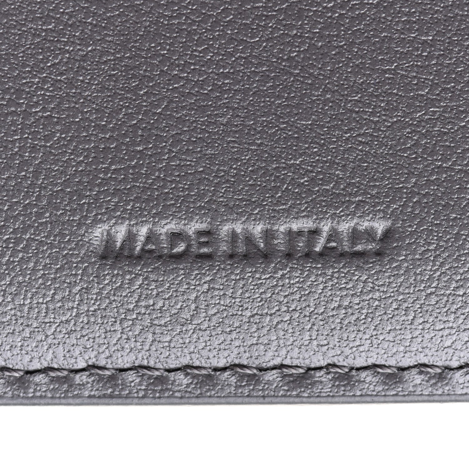 Celine Grained Calfskin Medium Multifunction Strap Wallet Grey 7 of 9