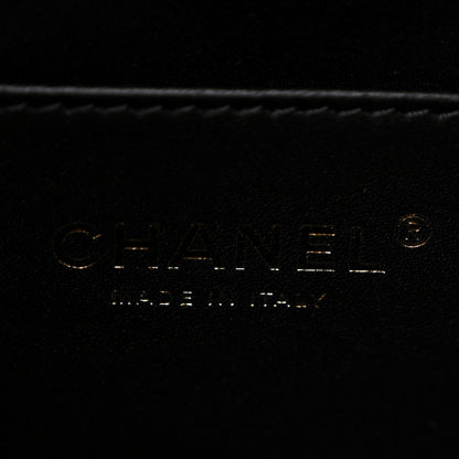 Chanel Tweed Quilted Small Chanel 25 Handbag Black 6 of 10