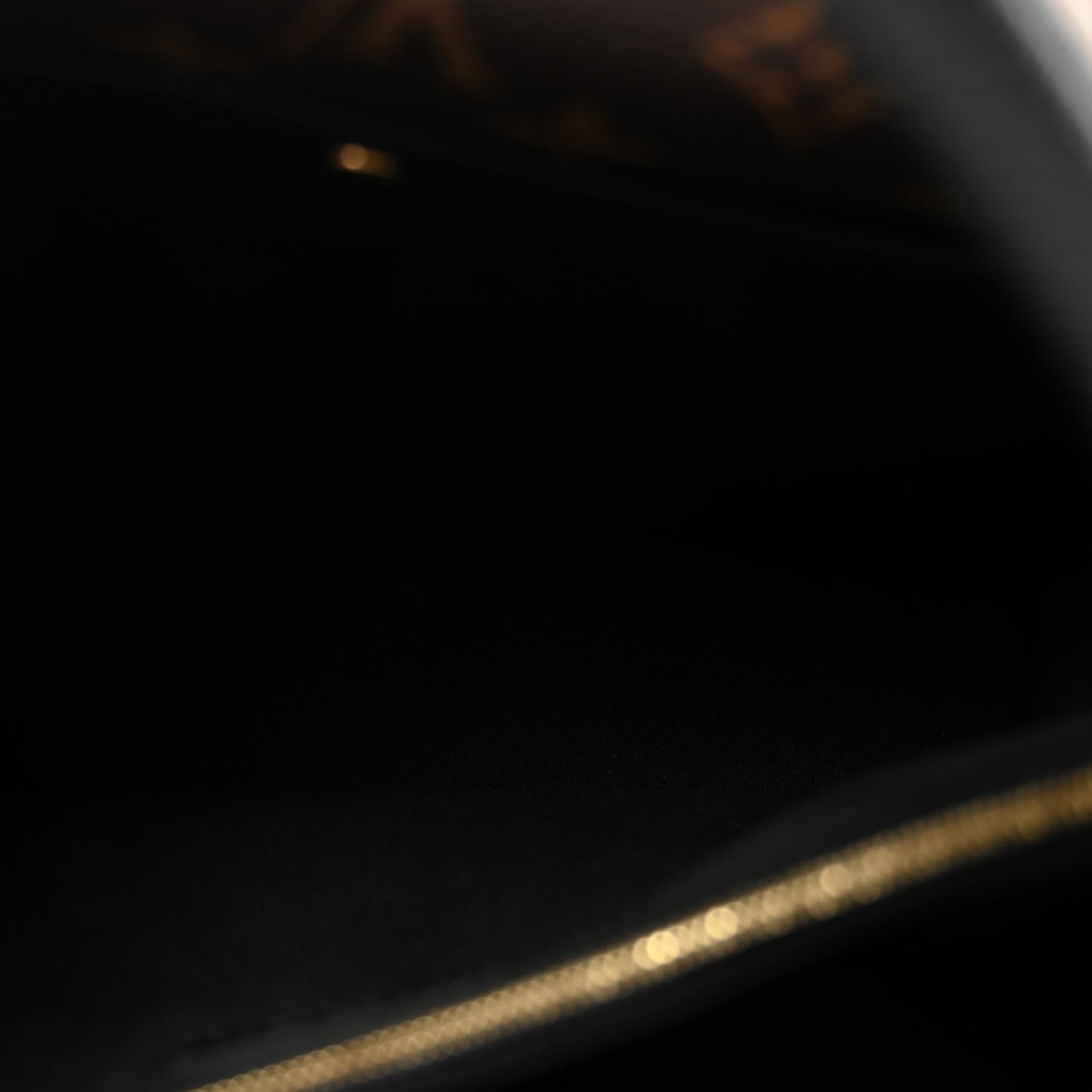 Grained Calfskin Monogram Double V Black
