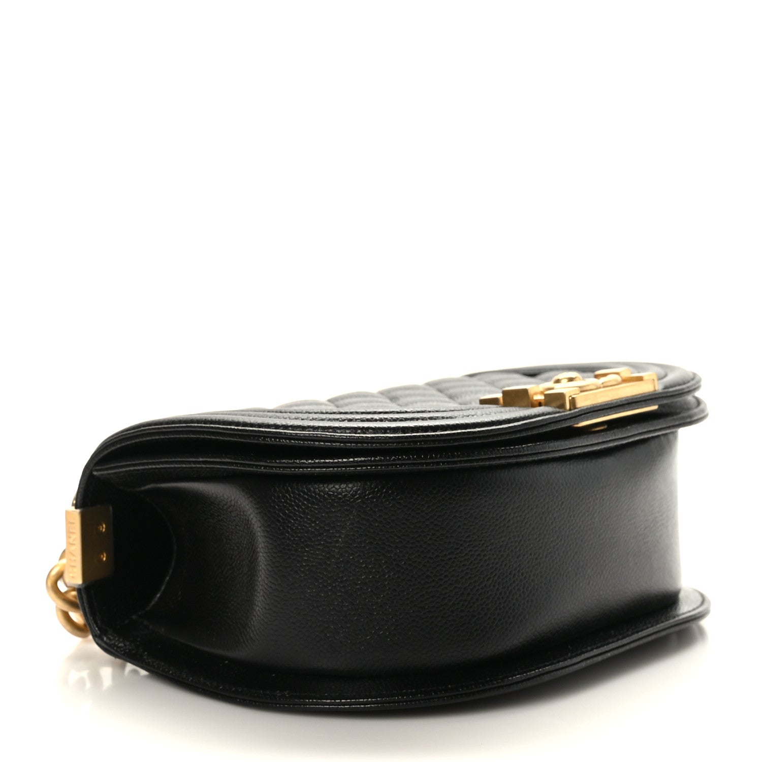 Chanel Caviar Quilted Small Boy Messenger Bag Black 3 of 8