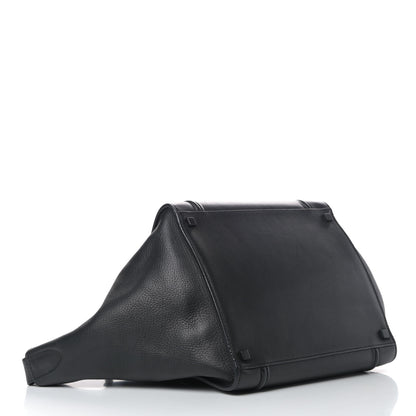 Celine Supple Calfskin Medium Phantom Luggage Black 3 of 7