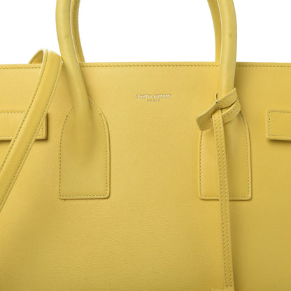 Saint Laurent Calfskin Small Sac De Jour Yellow 15 of 15