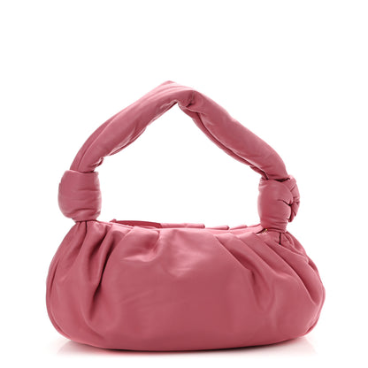 Miu Miu Nappa Knot Top Handle Shoulder Bag Begonia 1 of 11
