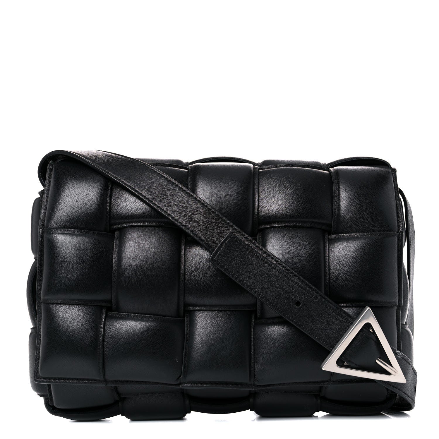 Bottega Veneta Nappa Maxi Intreccio Padded Cassette Crossbody Bag Black 1 of 18