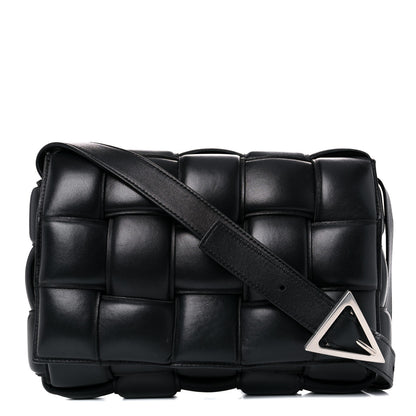 Bottega Veneta Nappa Maxi Intreccio Padded Cassette Crossbody Bag Black 1 of 18