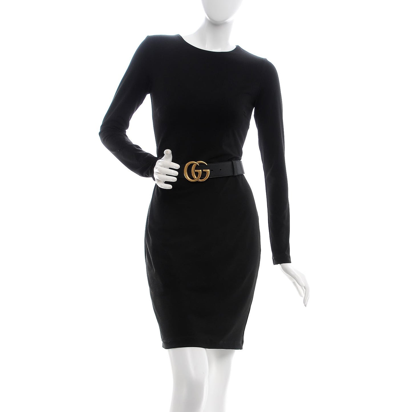 Calfskin Double G 40mm Belt 80 32 Black