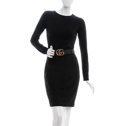 Gucci Calfskin Double G 40mm Belt 80 32 Black 2 of 5