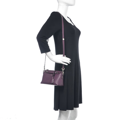 Fendi Vitello Dolce Mini By The Way Boston Bag Aubergine 2 of 10
