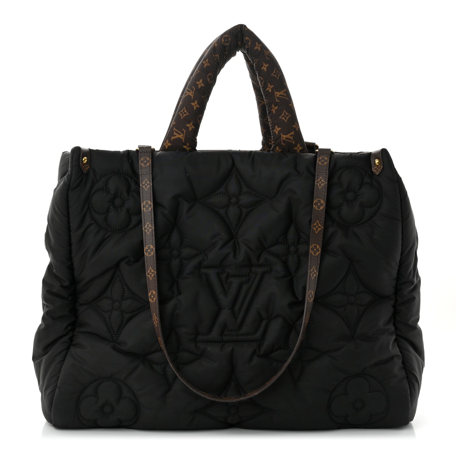 Louis Vuitton Econyl Monogram Pillow Giant Onthego GM Black 1 of 10