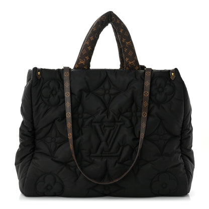 Louis Vuitton Econyl Monogram Pillow Giant Onthego GM Black 1 of 10