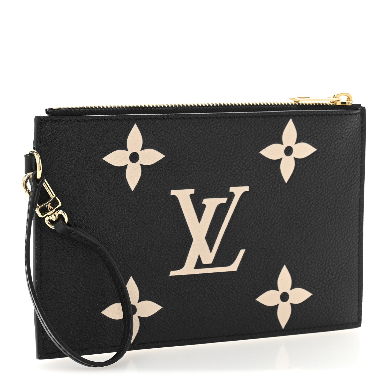 Louis Vuitton Empreinte Monogram Giant Neonoe MM Pochette Black Beige 3 of 8
